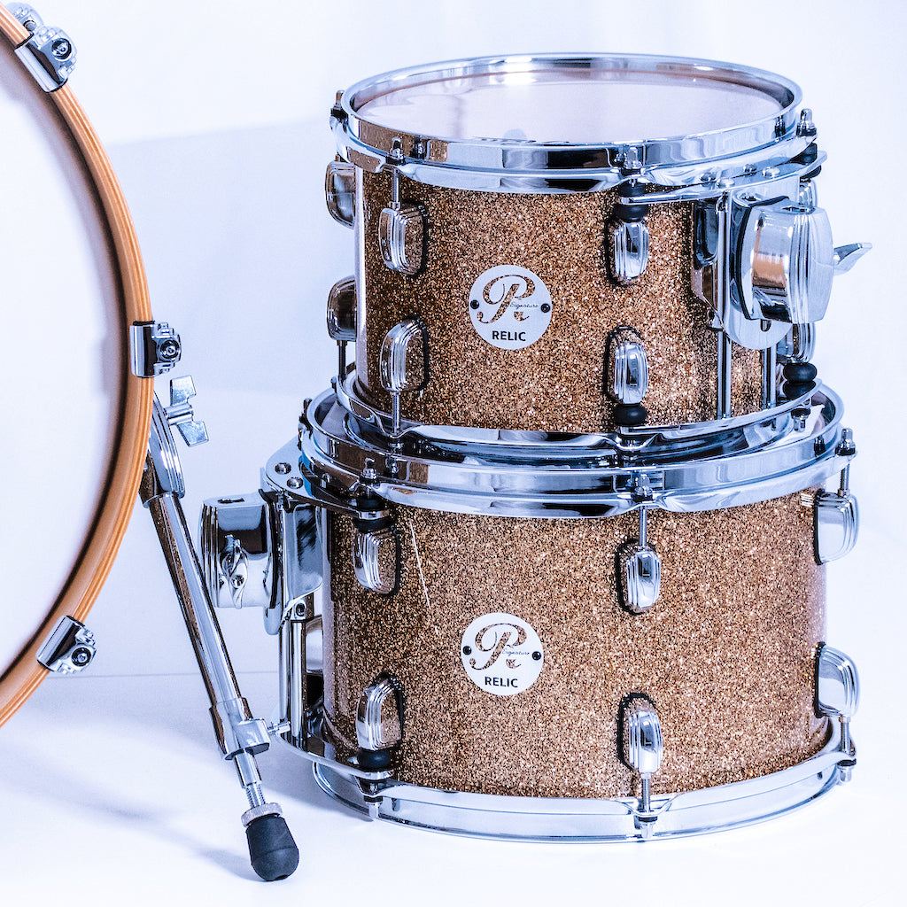 Relic Signature Beech Drum Kit - Champagne Sparkle