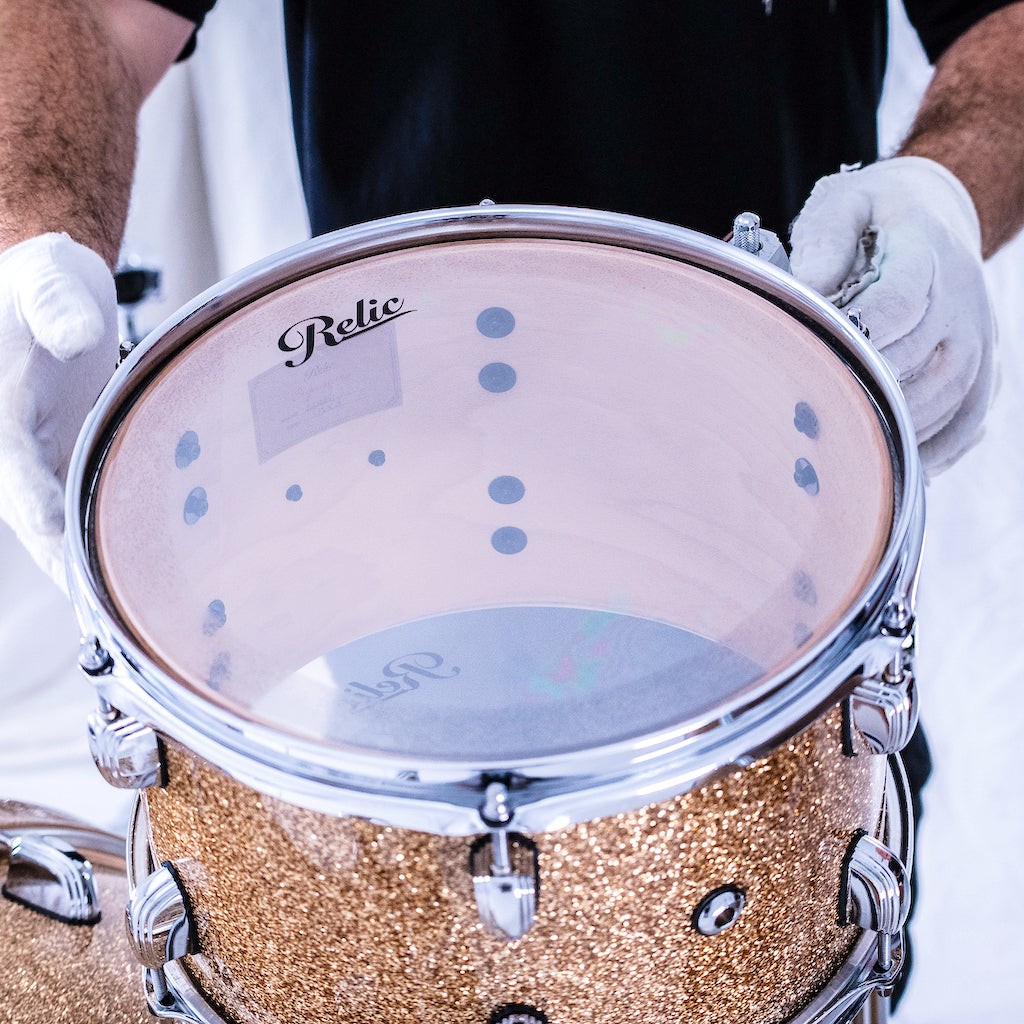 Relic Signature Beech Drum Kit - Champagne Sparkle