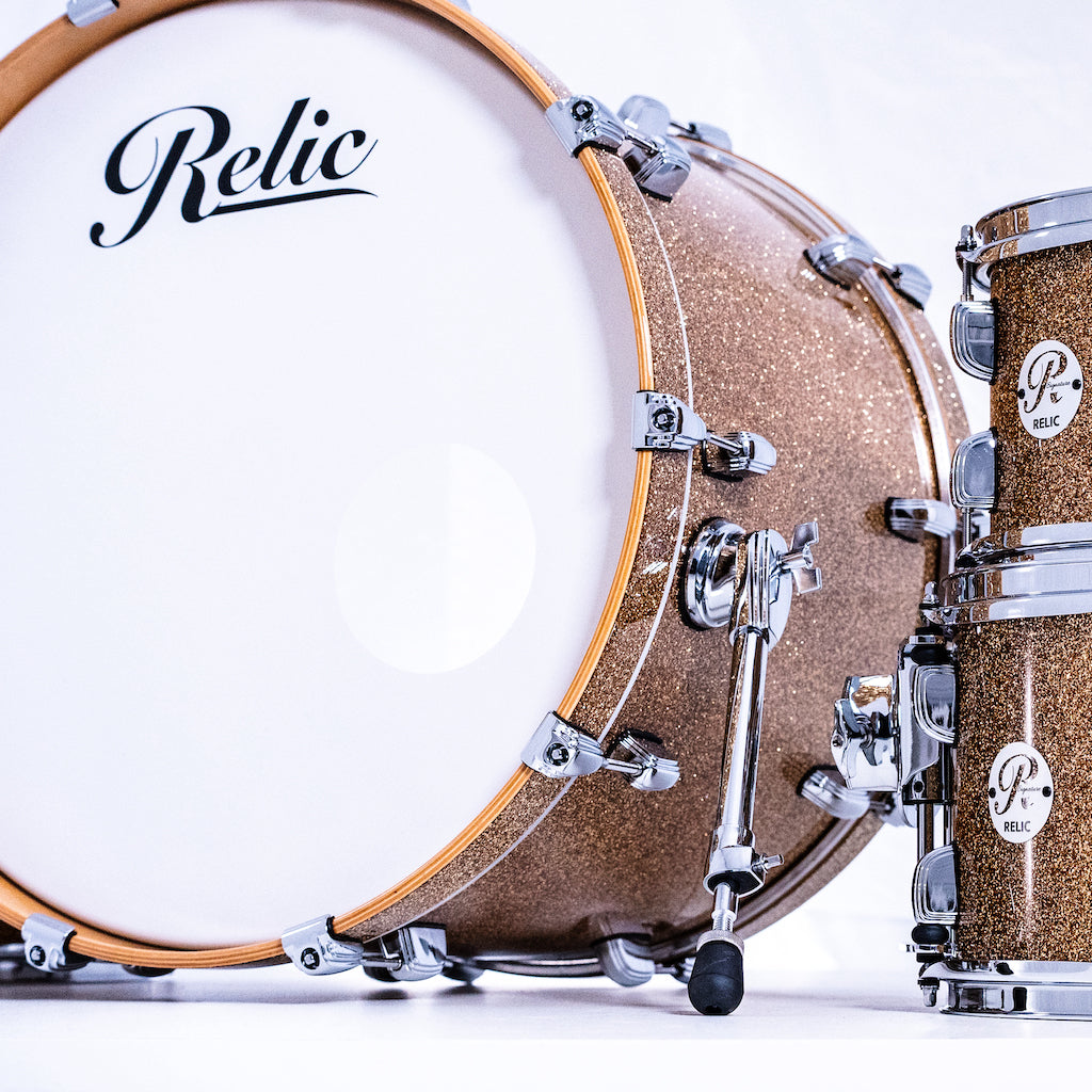 Relic Signature Beech Drum Kit - Champagne Sparkle