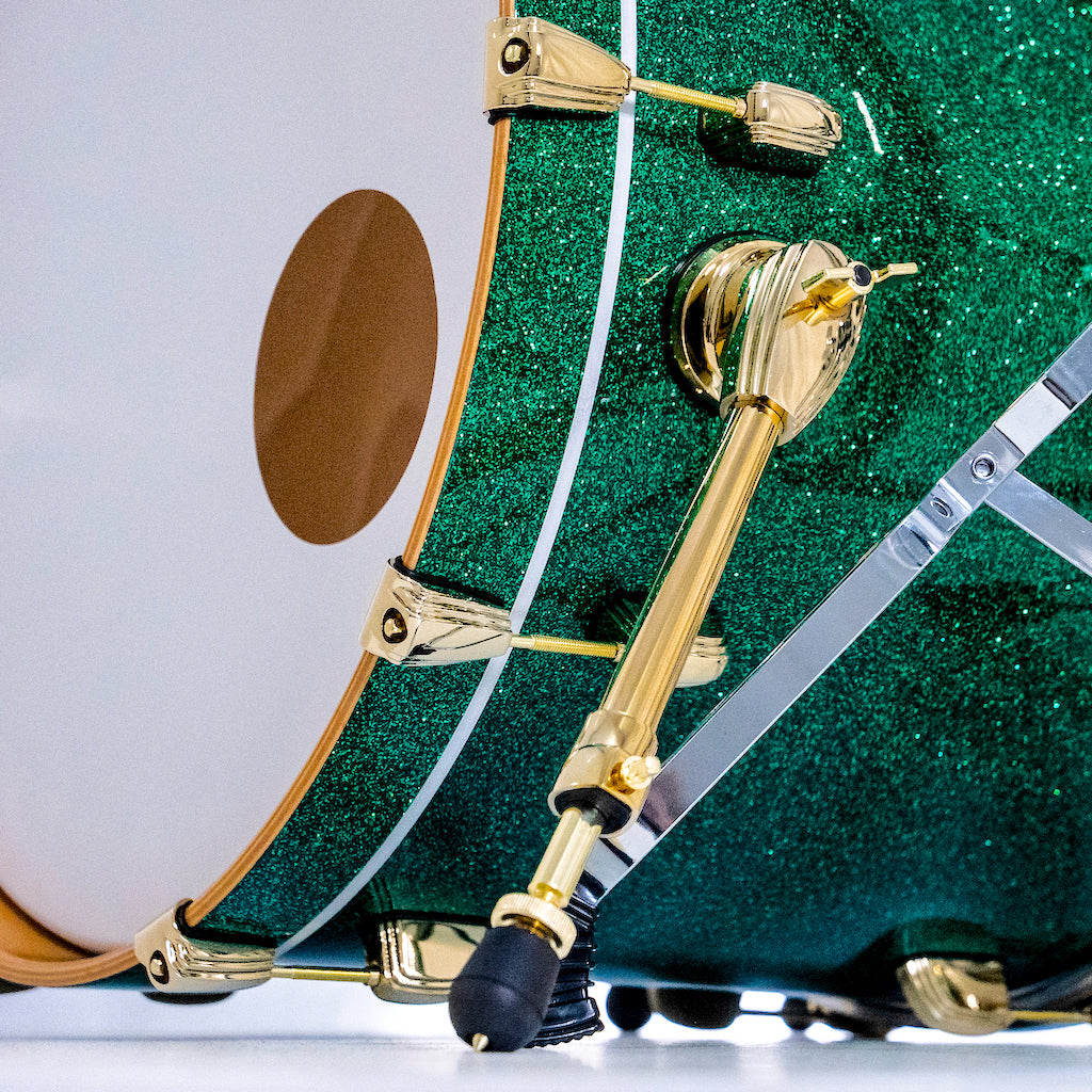Relic Signature Beech Drum Kit - Green Sparkle