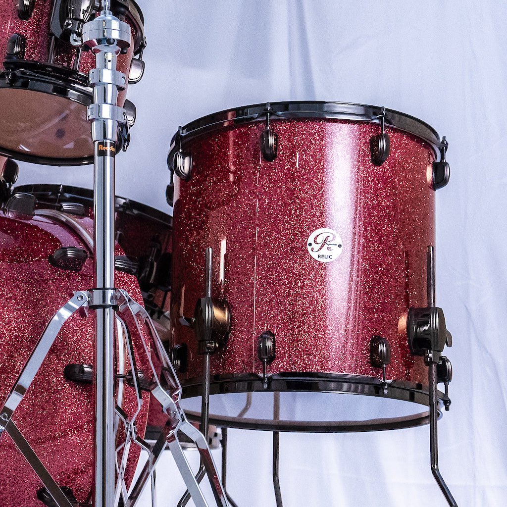 Relic Signature Beech Drum Kit - Pink Sparkle