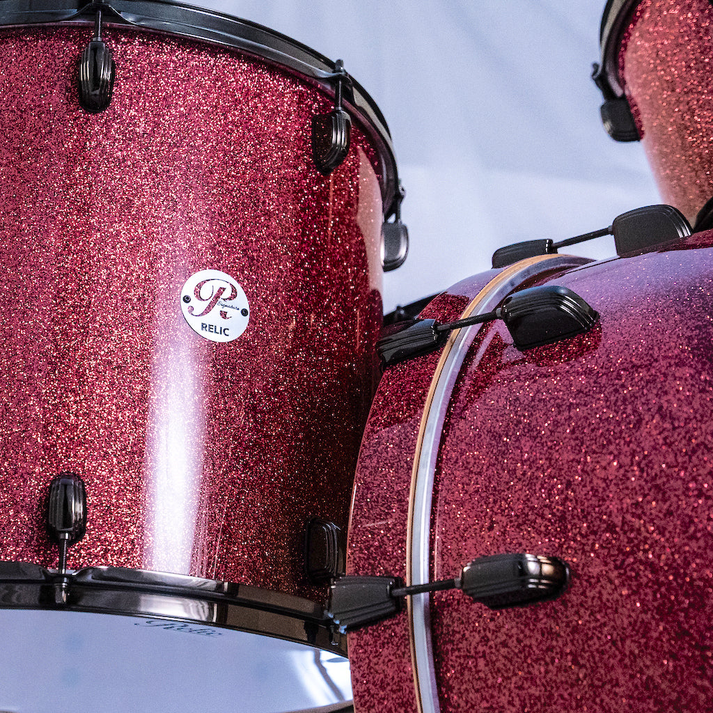 Relic Signature Beech Drum Kit - Pink Sparkle