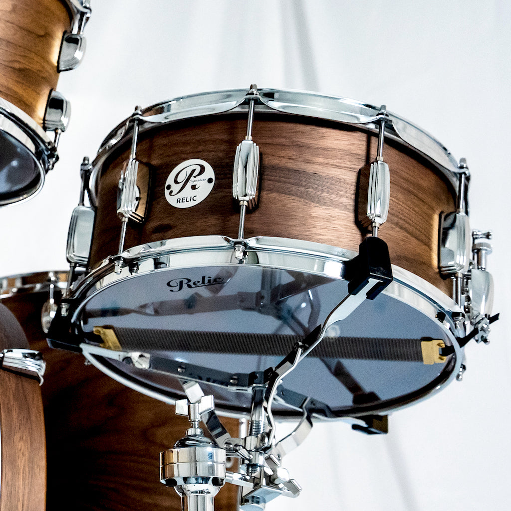 Relic Signature Walnut Drum Kit - Natural Satin