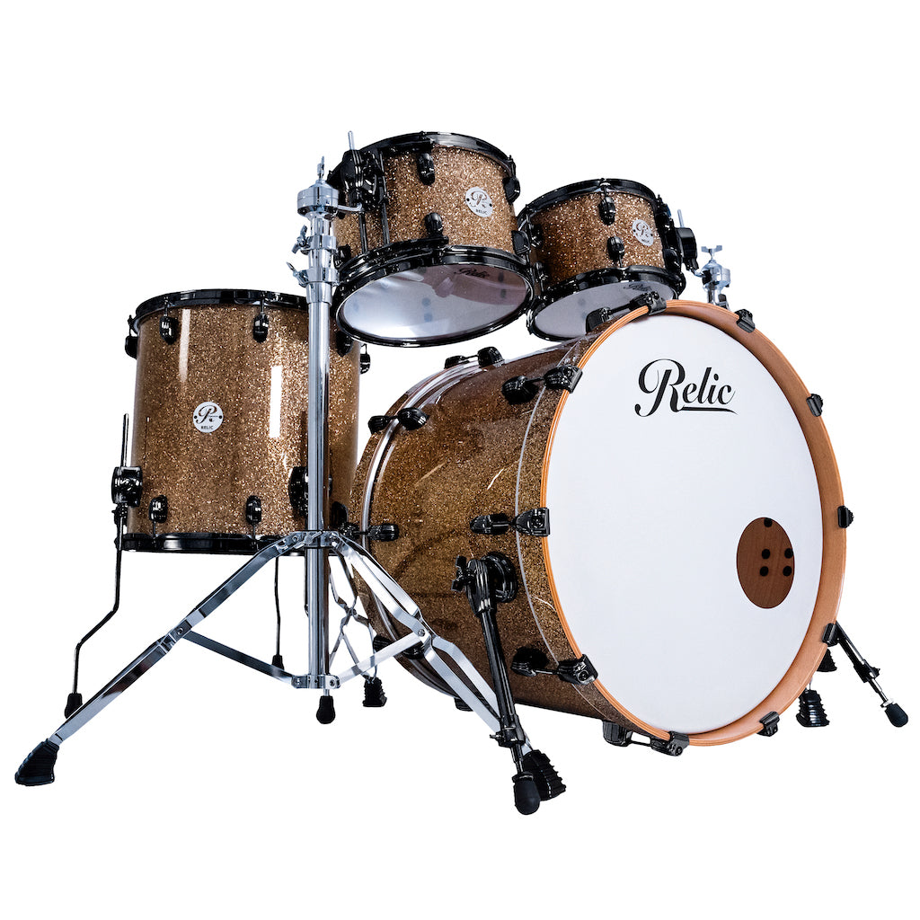 Relic Signature Beech Drum Kit - Champagne Sparkle