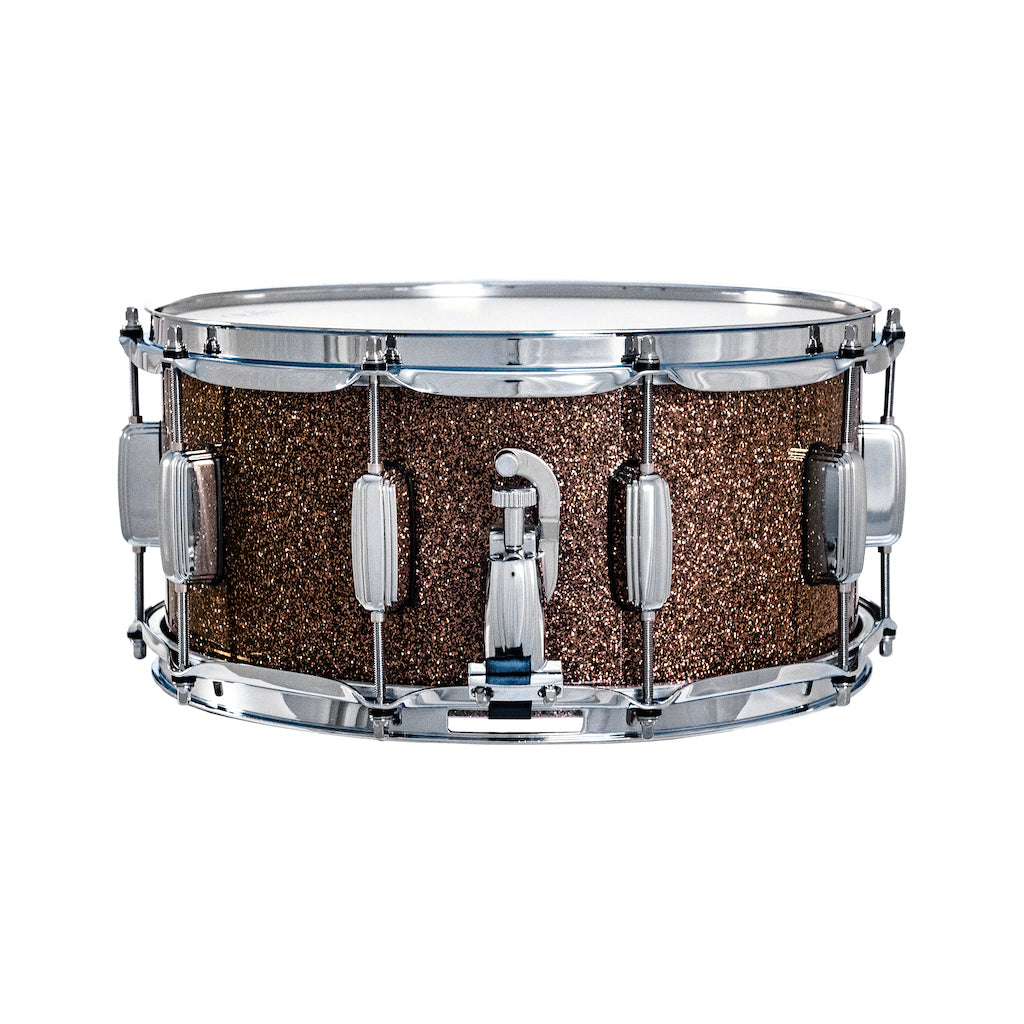 Relic Signature Beech 14x6.5 Snare Drum - Brown Sparkle