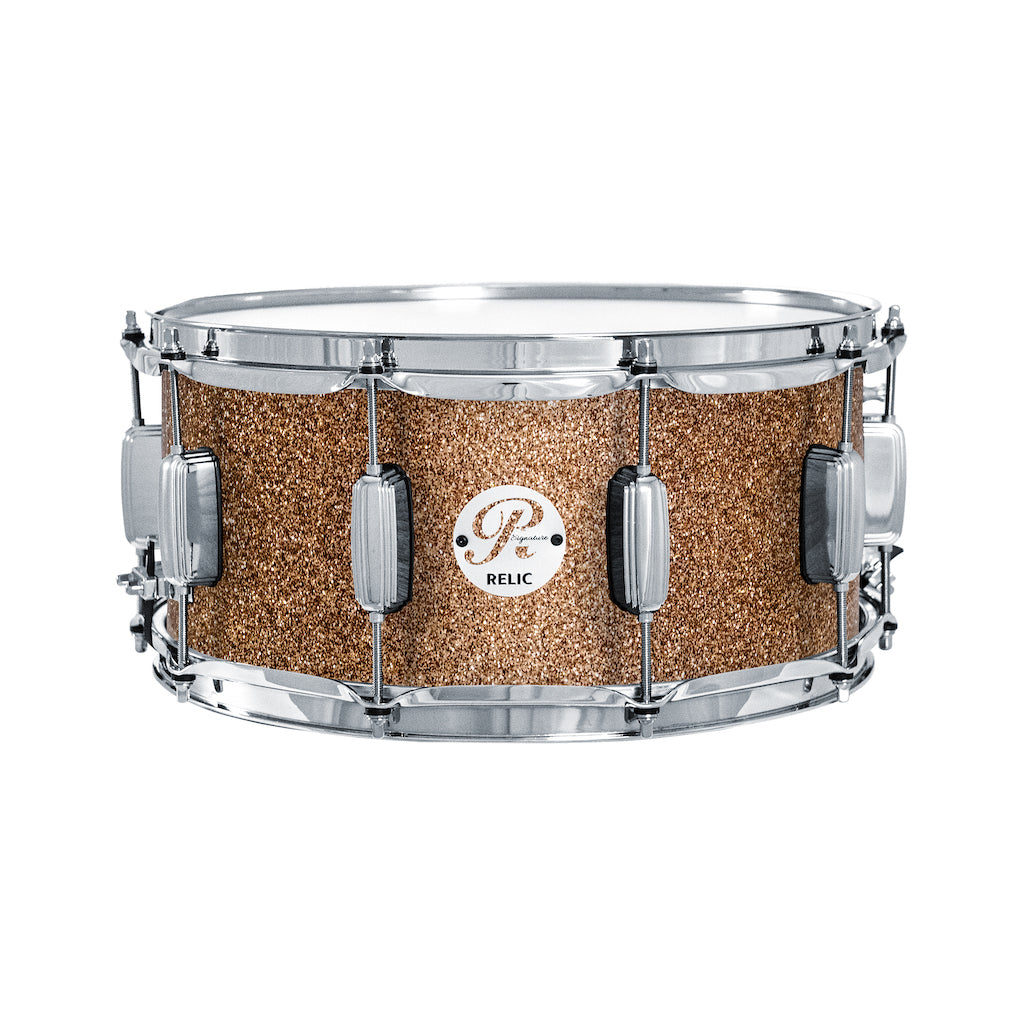Relic Signature Beech 14x6.5 Snare Drum - Champagne Sparkle