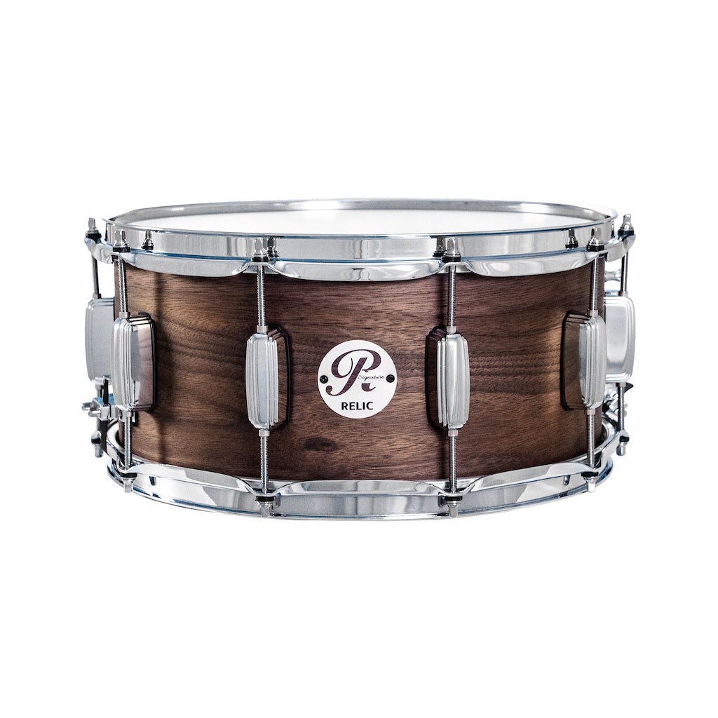 Relic Signature Walnut 14x5.5 Snare Drum - Natural Satin