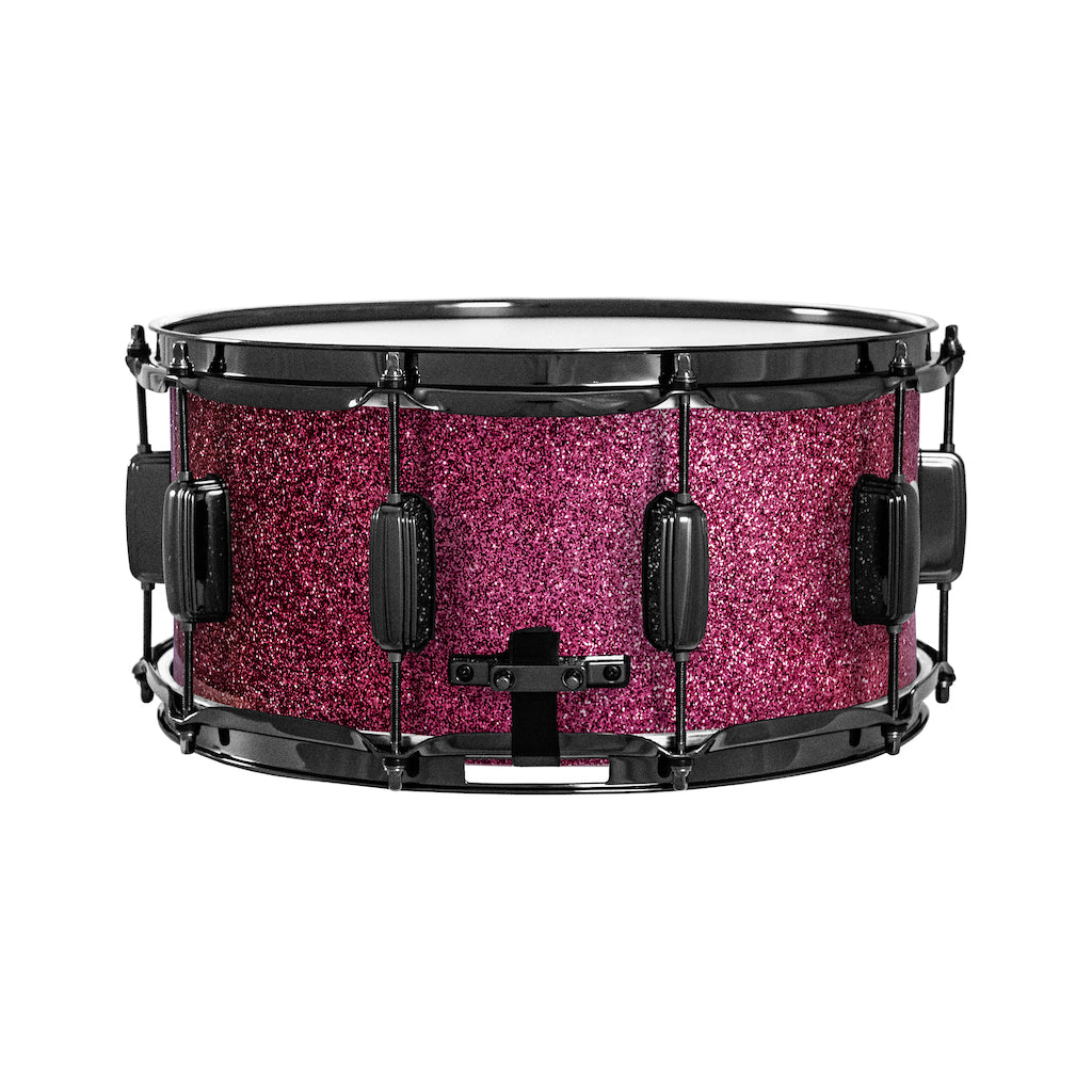 Relic Signature Beech 14x6.5 Snare Drum - Pink Sparkle