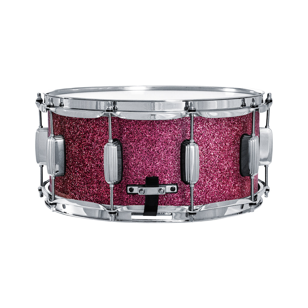 Relic Signature Beech 14x6.5 Snare Drum - Pink Sparkle