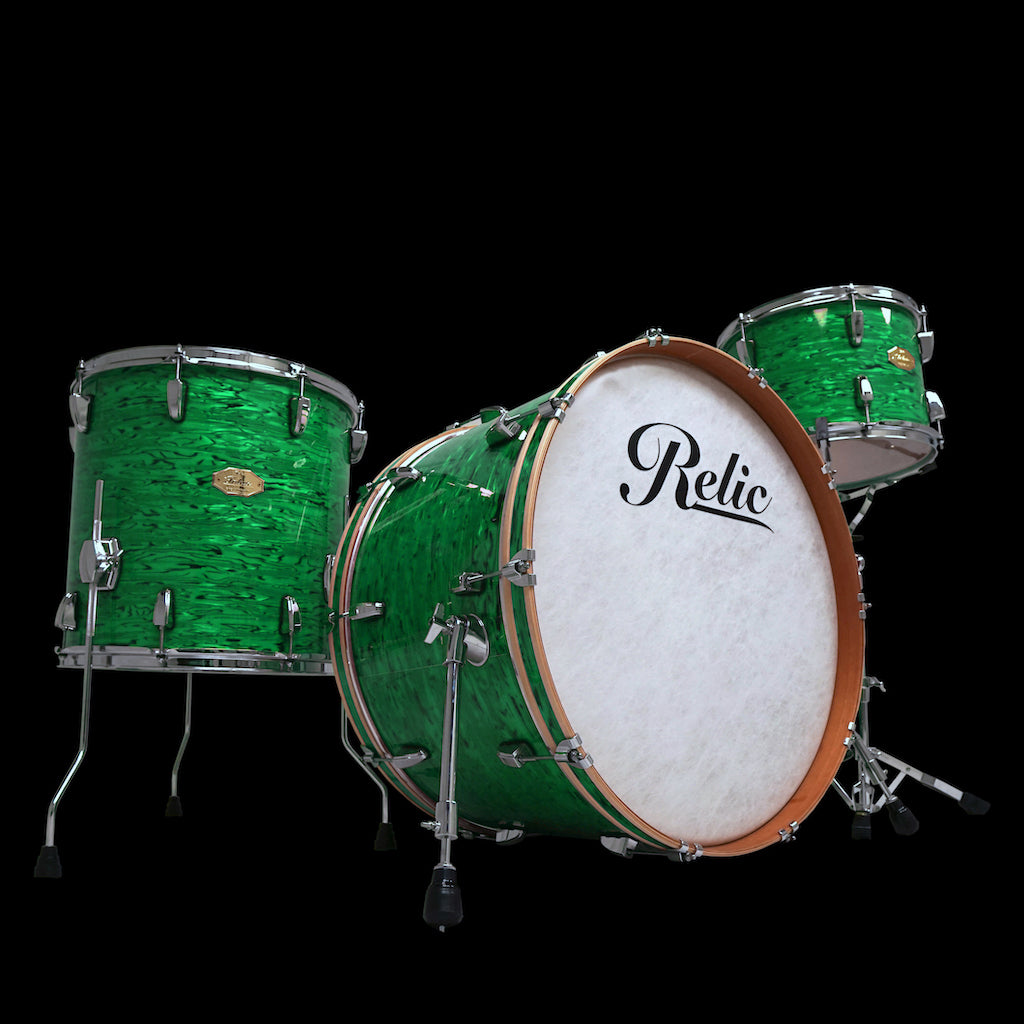 Relic Tribute Drum Kit - Green Oyster