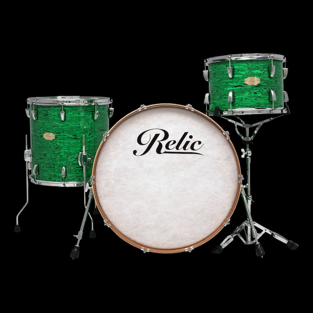 Relic Tribute Drum Kit - Green Oyster