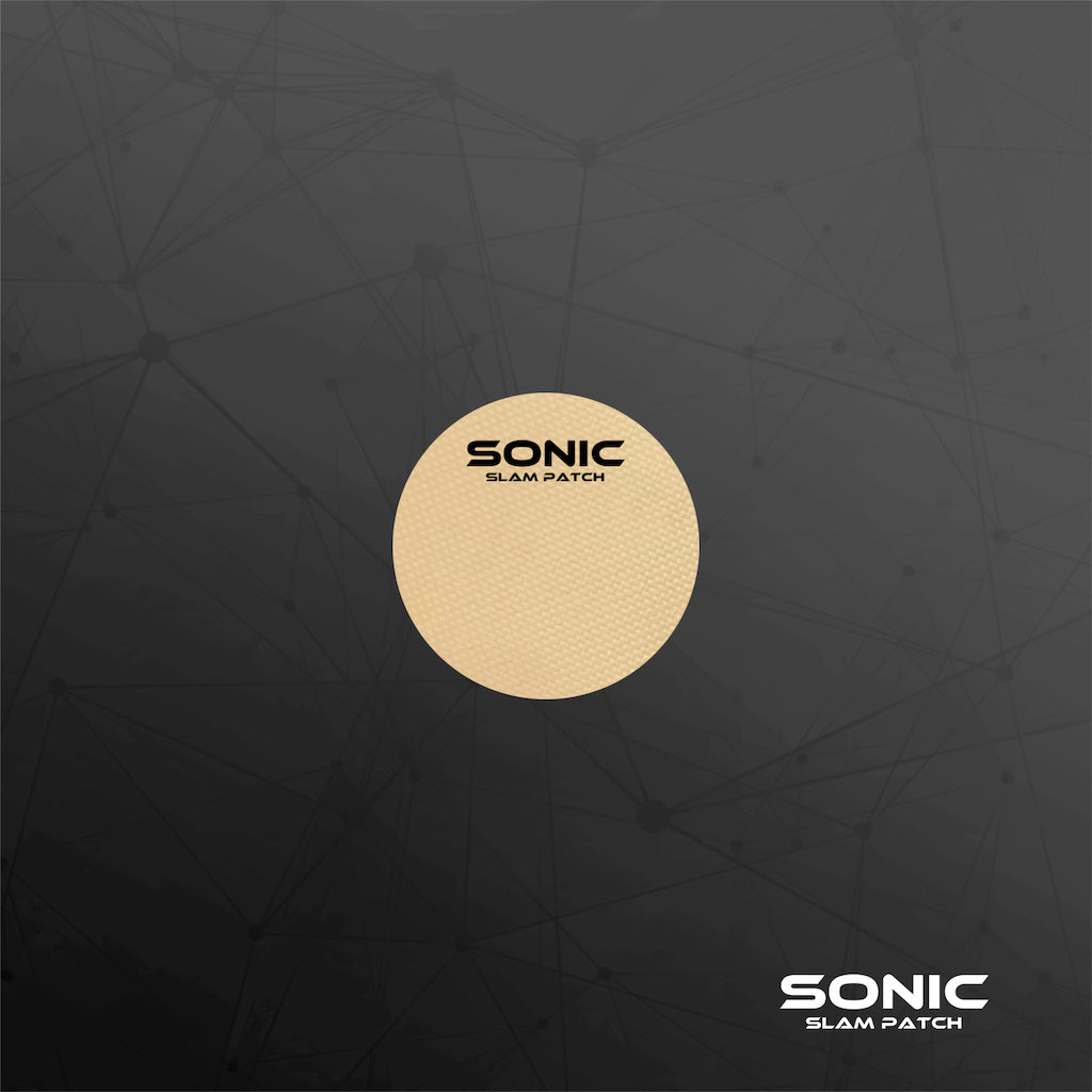 Sonic Slam Bass Drum Patch - Single Beige