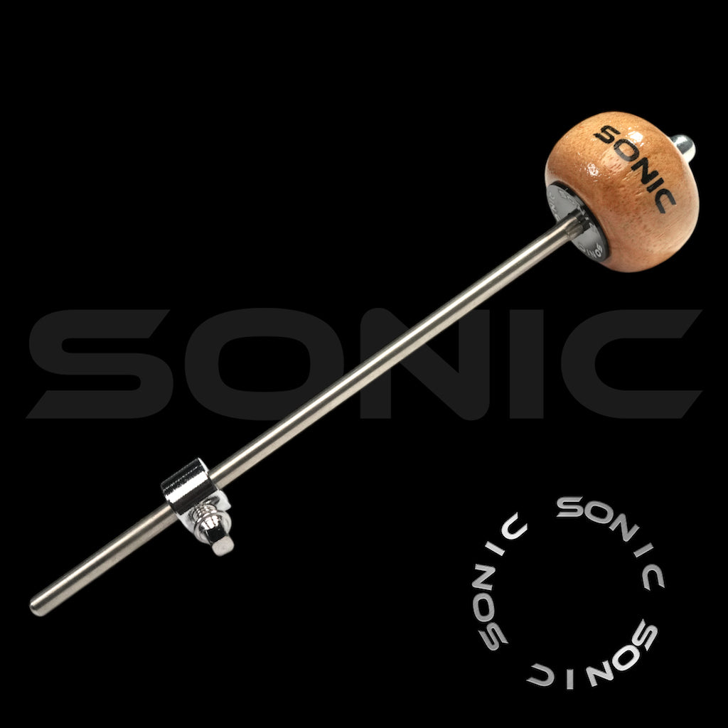 Sonic Wooden Bass Drum Beater - Natural (S)