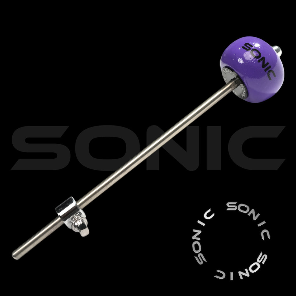 Sonic Wooden Bass Drum Beater - Purple (S)