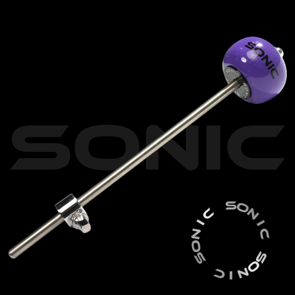 Sonic Wooden Bass Drum Beater - Purple (S)