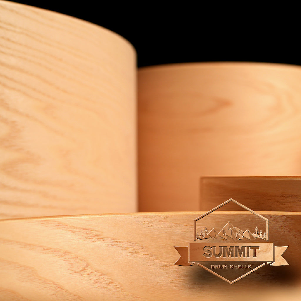 Summit Drum Shells - Ash Sizes 8 - 22''