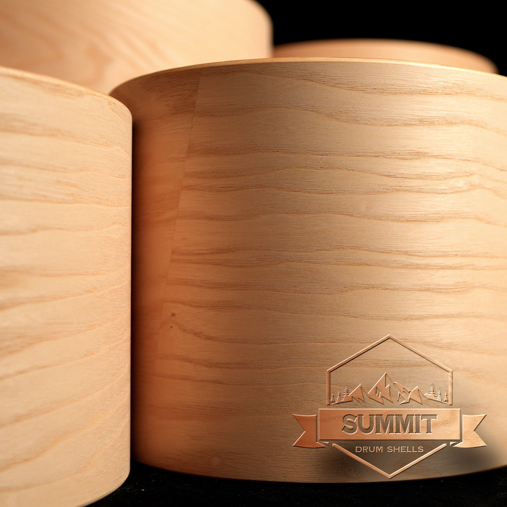 Summit Drum Shells - Ash Sizes 8 - 22''