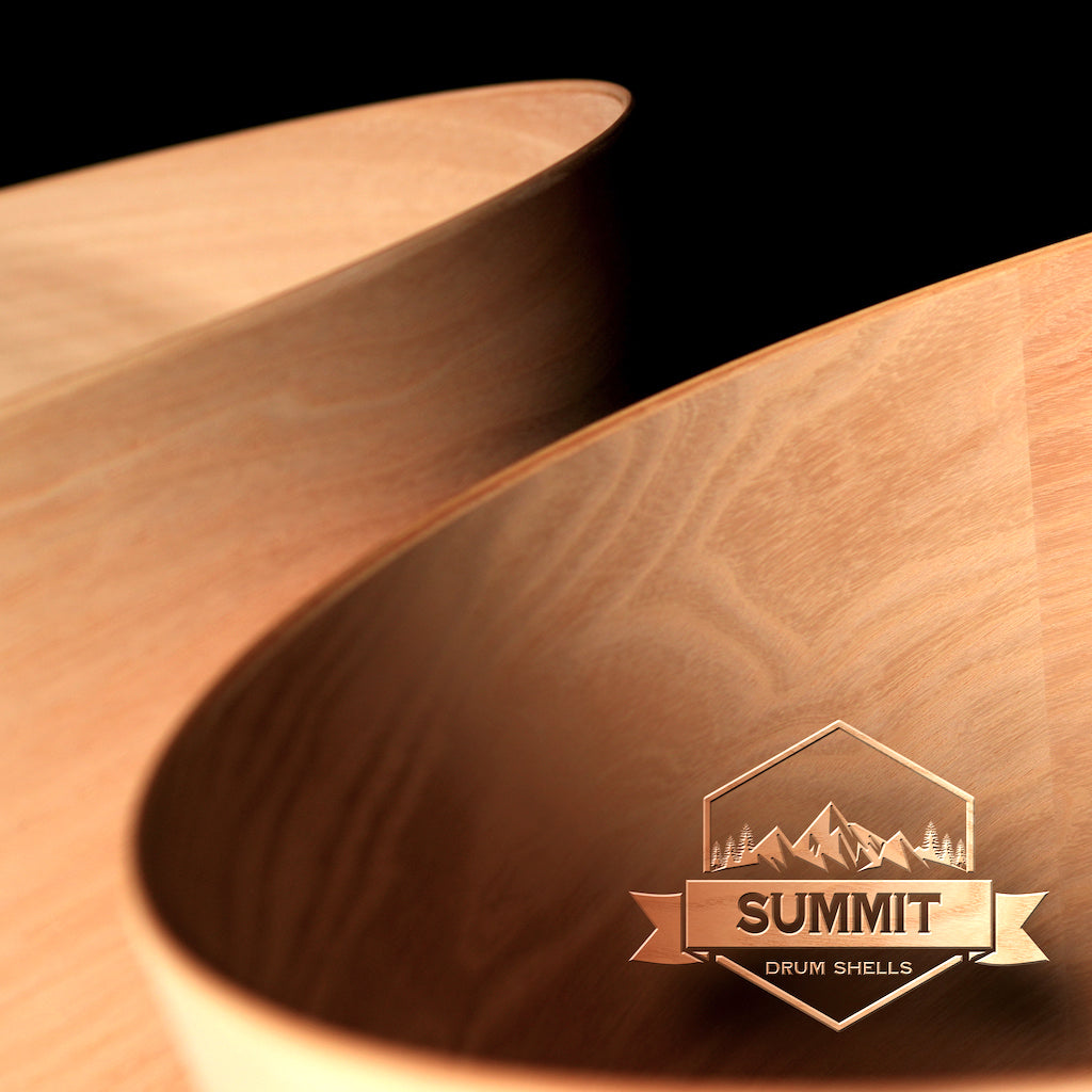 Summit Drum Shells - Ash Sizes 8 - 22''