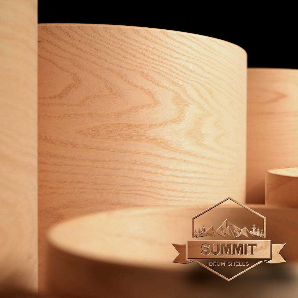 Summit Drum Shells - Ash Sizes 8 - 22''