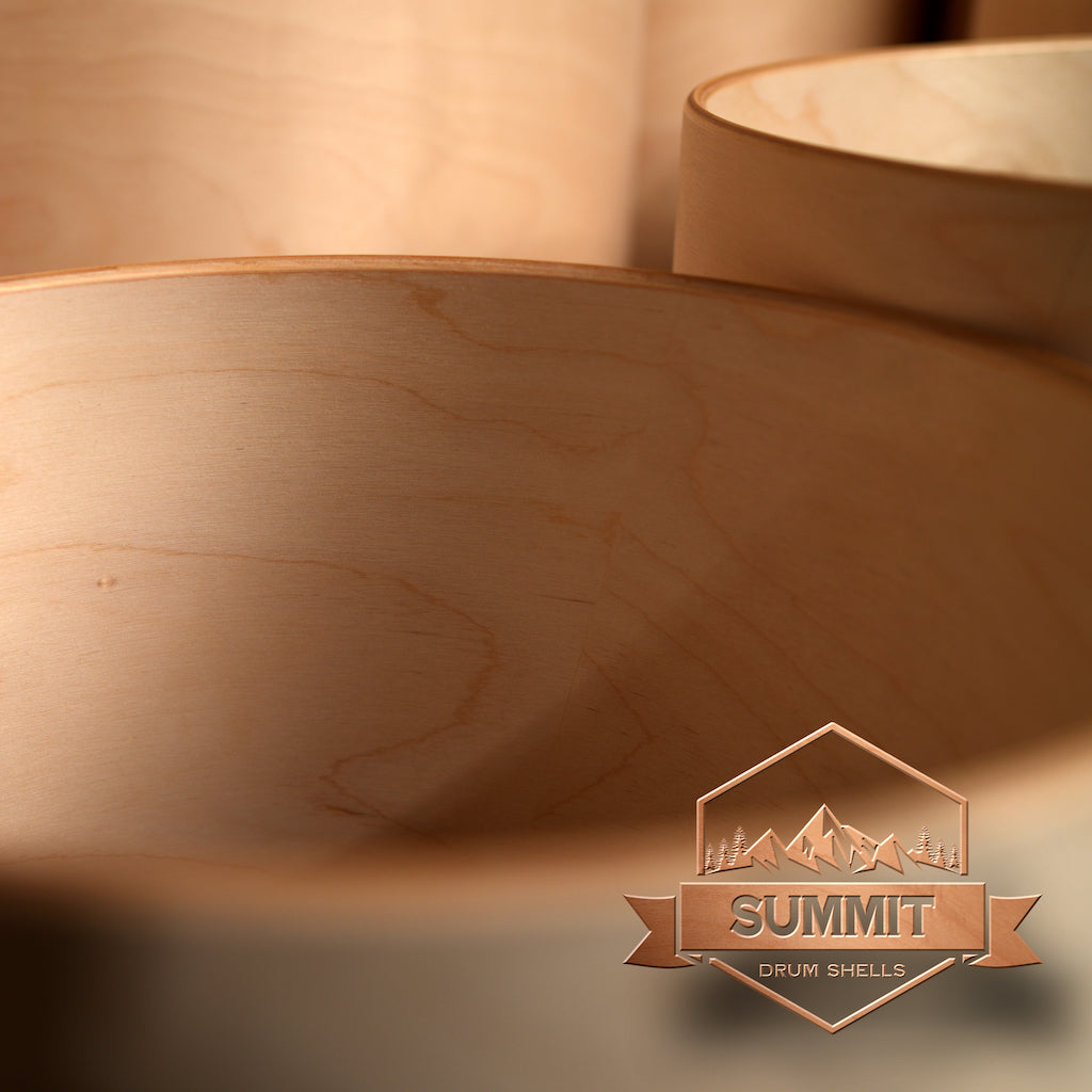 Birch Shell Summit Drum Shells - Birch Sizes 8 - 22''