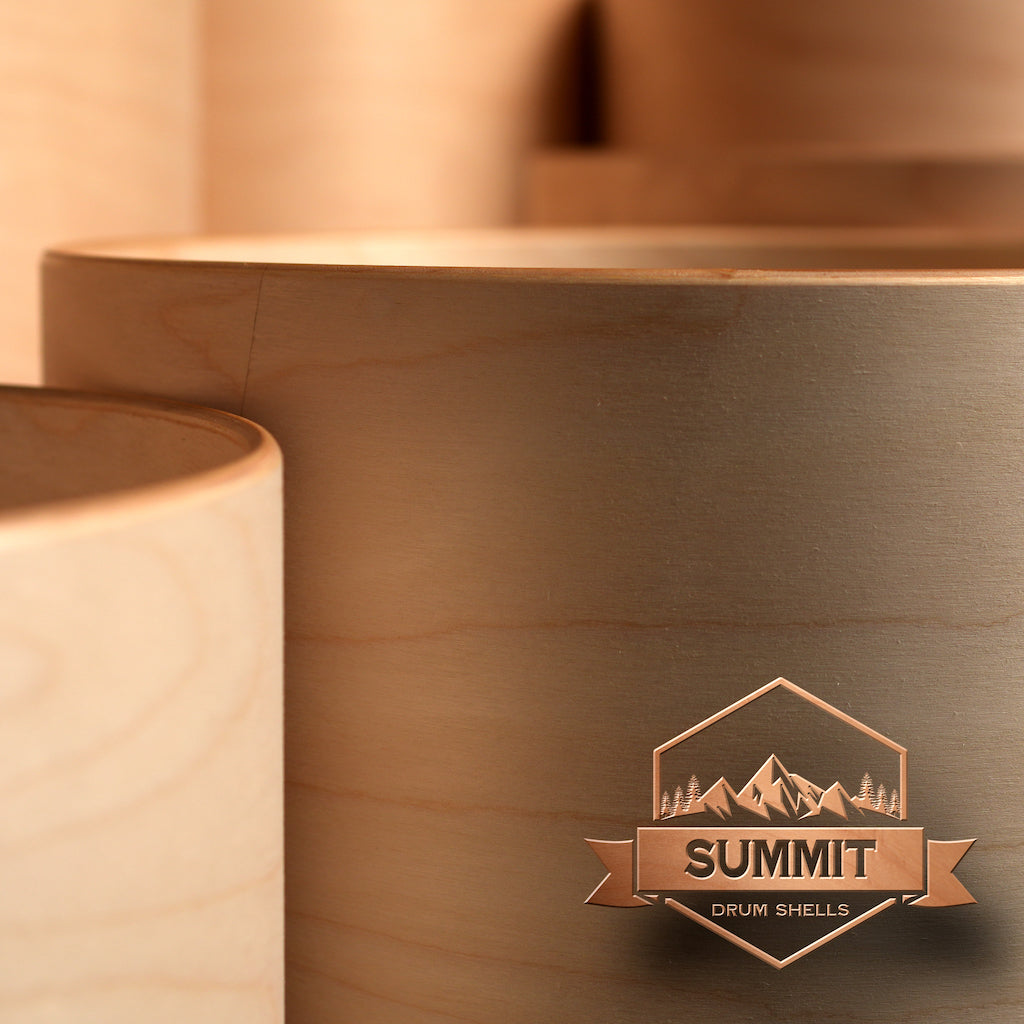 Birch Shell Summit Drum Shells - Birch Sizes 8 - 22''