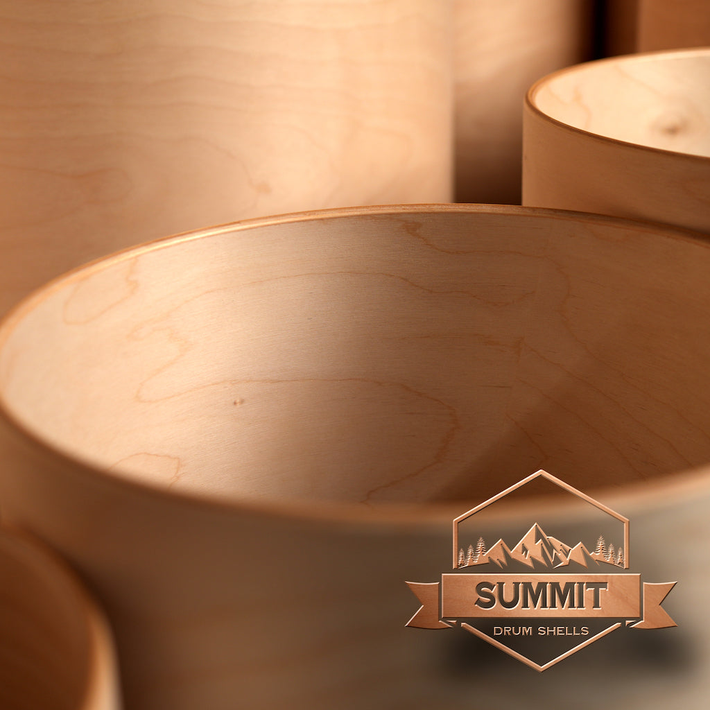 Birch Shell Summit Drum Shells - Birch Sizes 8 - 22''