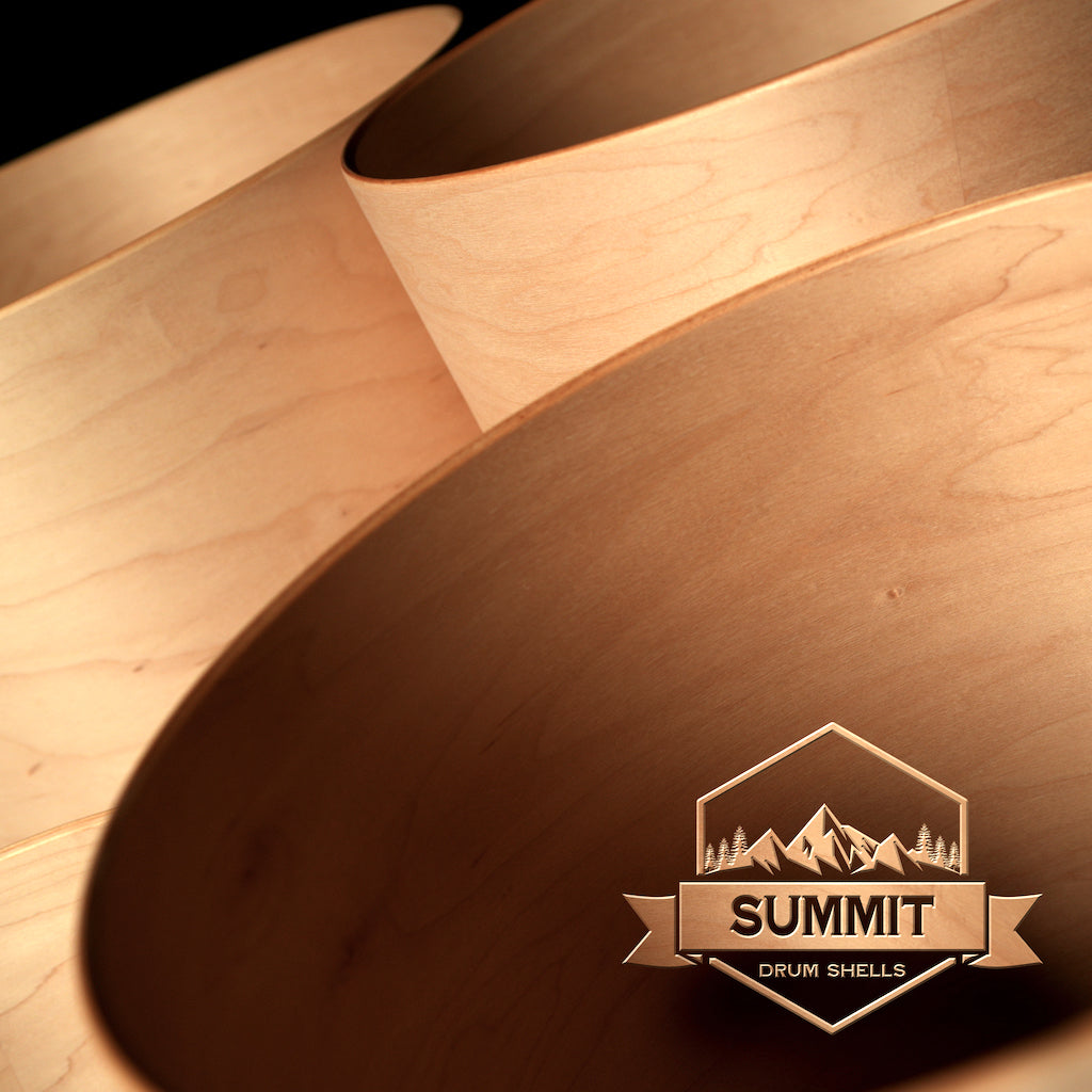 Birch Shell Summit Drum Shells - Birch Sizes 8 - 22''