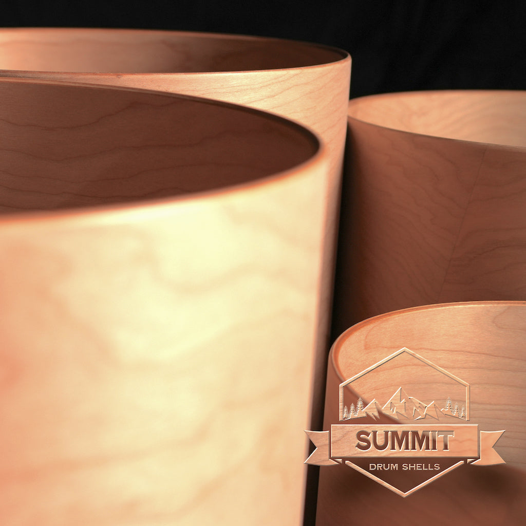 Summit Drum Shells - Cherry Sizes 8 - 22''