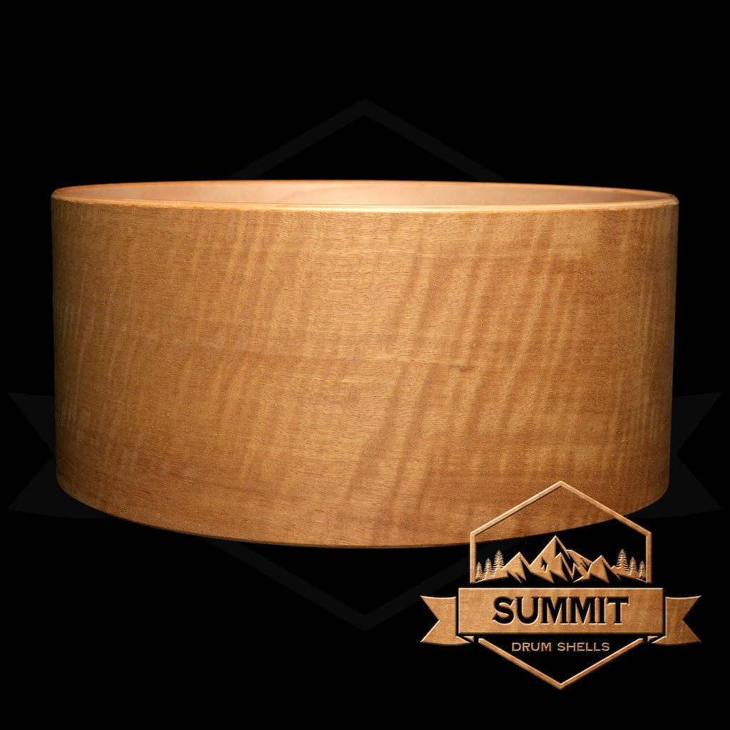 Summit Drum Shells Maple with Figured Maple Veneer Snare