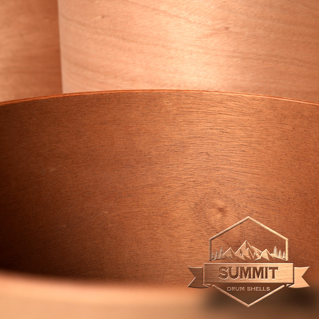 Summit Drum Shells - Mahogany Sizes 8 - 22''