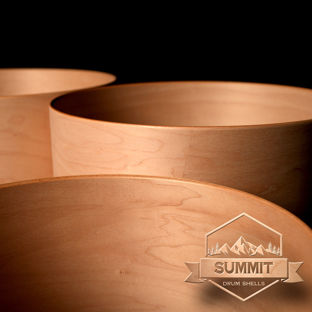 Maple Shell Summit Drum Shells - Maple Sizes 8 - 22''