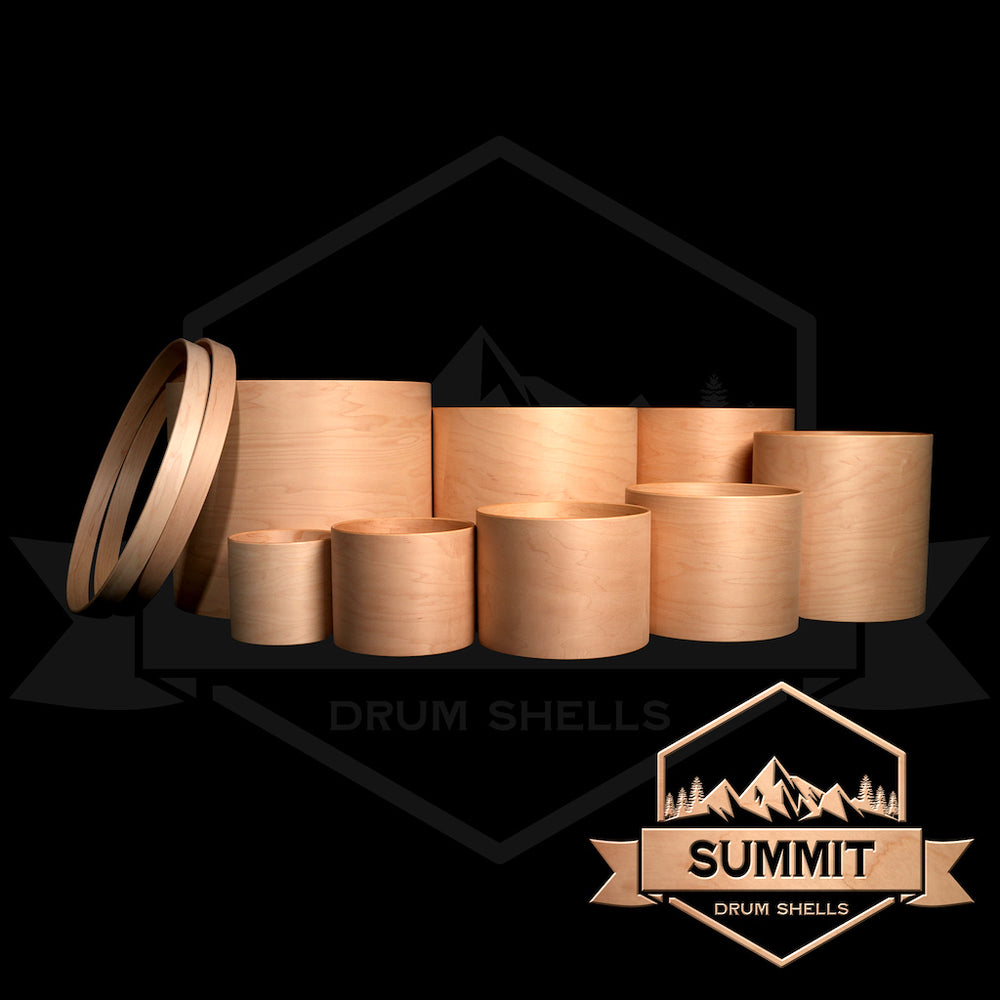 Summit Drum Shells - Maple Sizes 8 - 22''