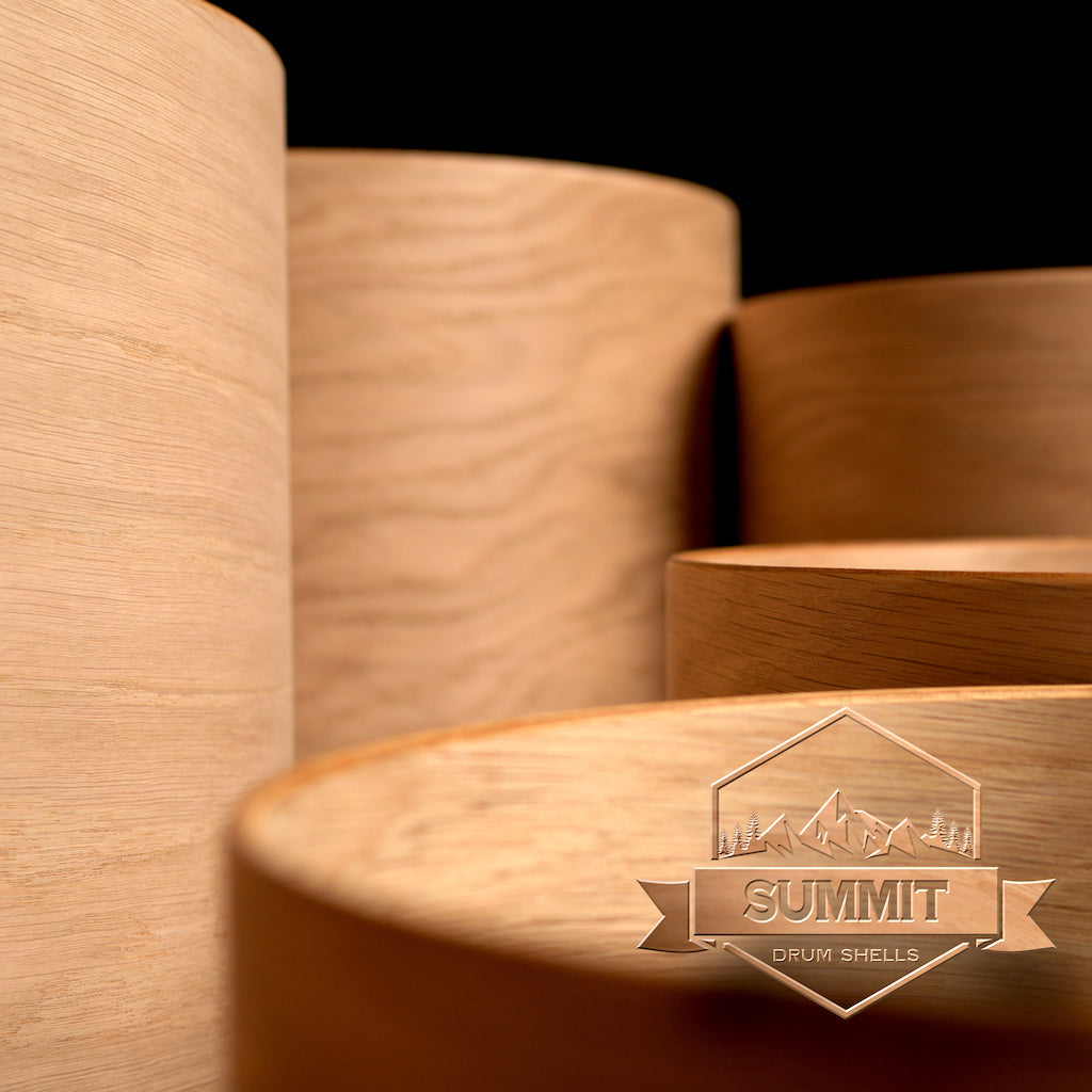 Summit Drum Shells - Oak Sizes 8 - 22''