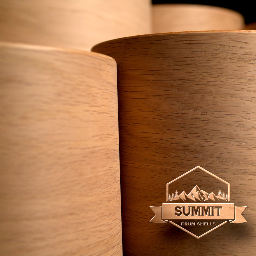 Summit Drum Shells - Oak Sizes 8 - 22''