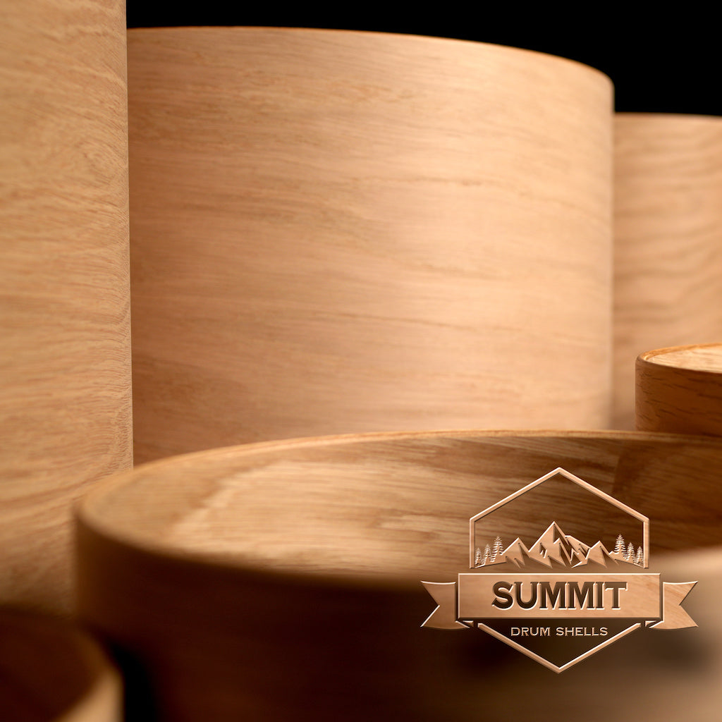 Summit Drum Shells - Oak Sizes 8 - 22''