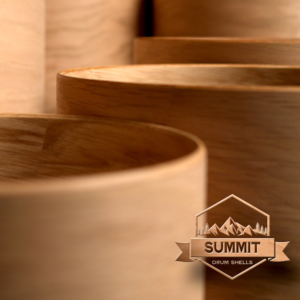 Summit Drum Shells - Oak Sizes 8 - 22''