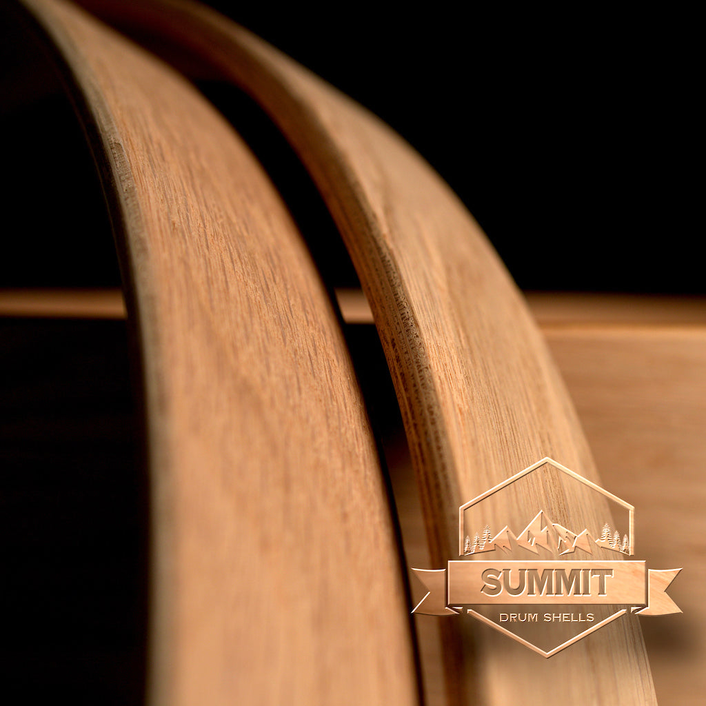 Summit Drum Shells - Oak Sizes 8 - 22''