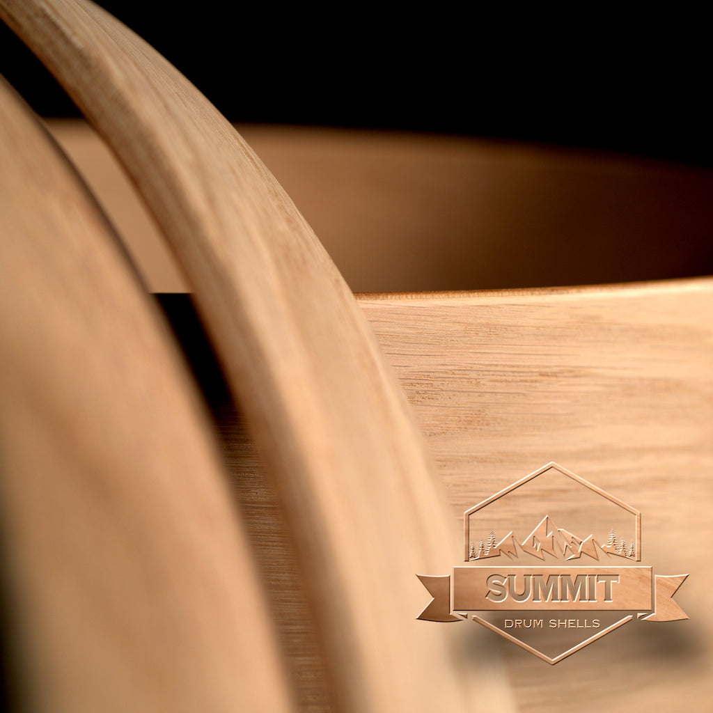 Summit Drum Shells - Oak Sizes 8 - 22''