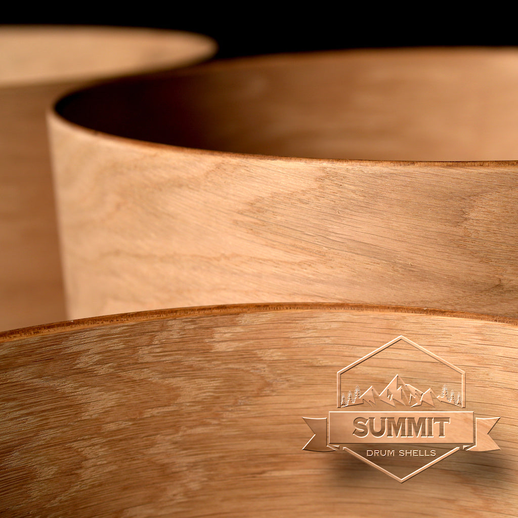 Summit Drum Shells - Oak Sizes 8 - 22''