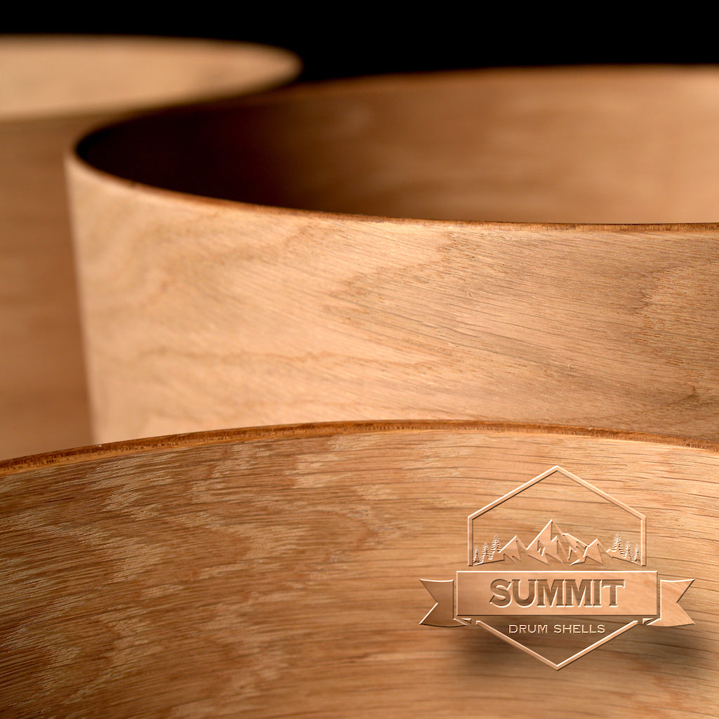 Percussion Shells Summit Drum Shells - Oak Sizes 8 - 22''