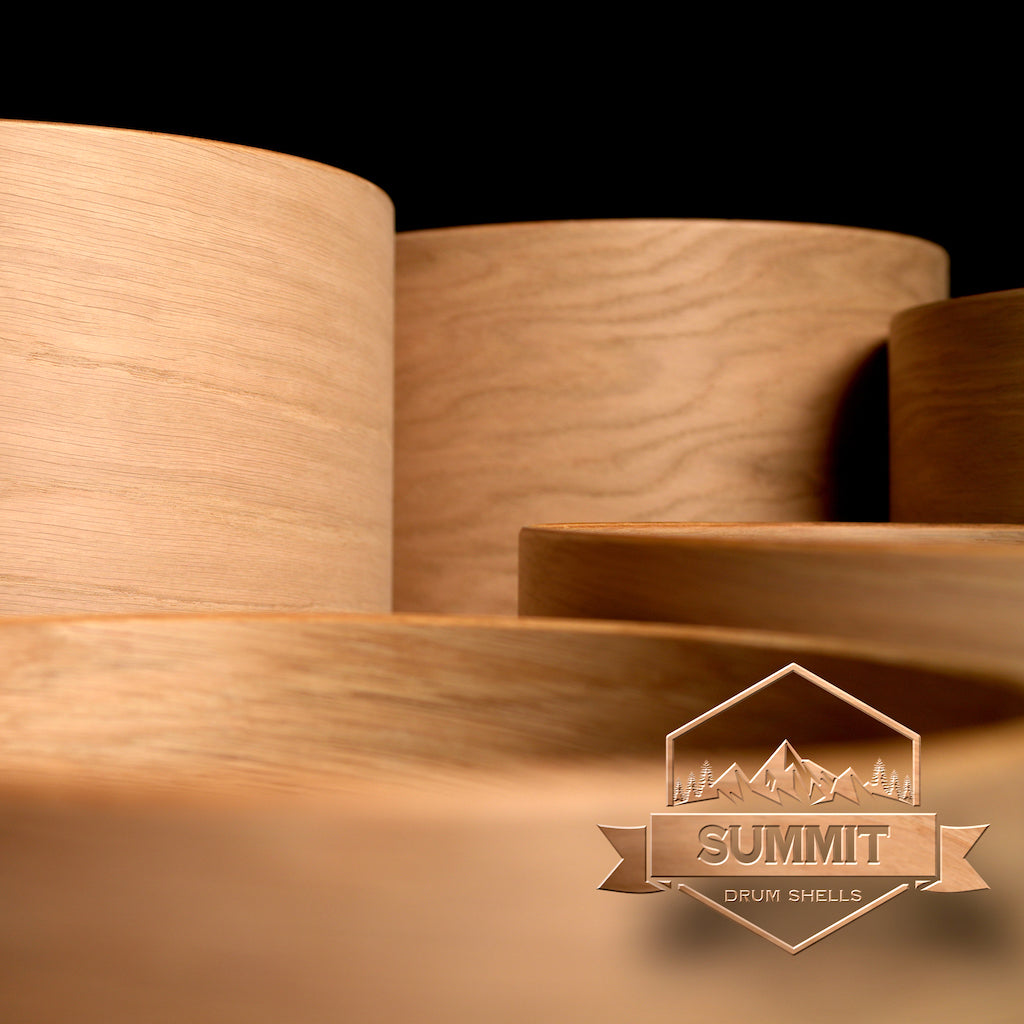 Summit Drum Shells - Oak Sizes 8 - 22''