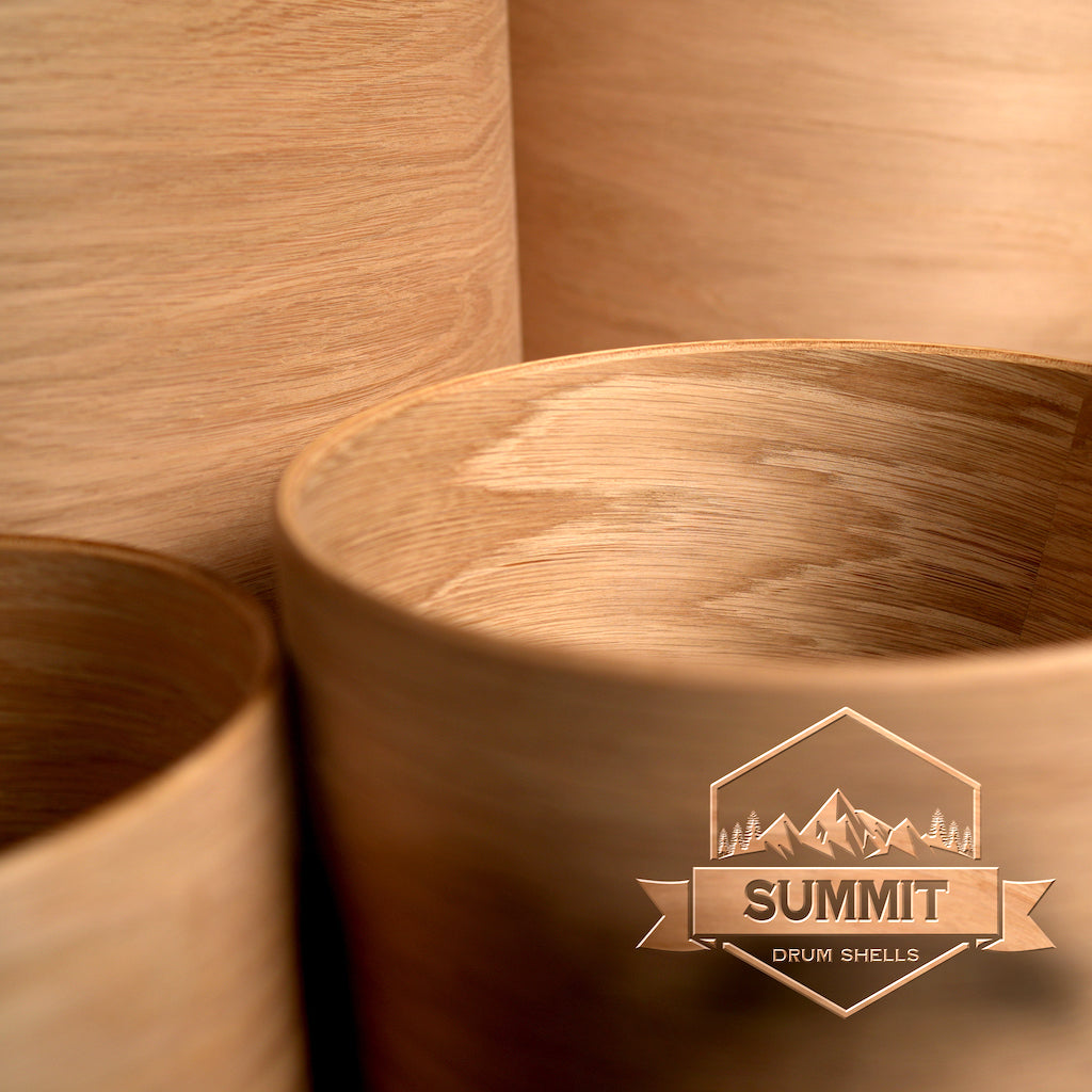 Summit Drum Shells - Oak Sizes 8 - 22''