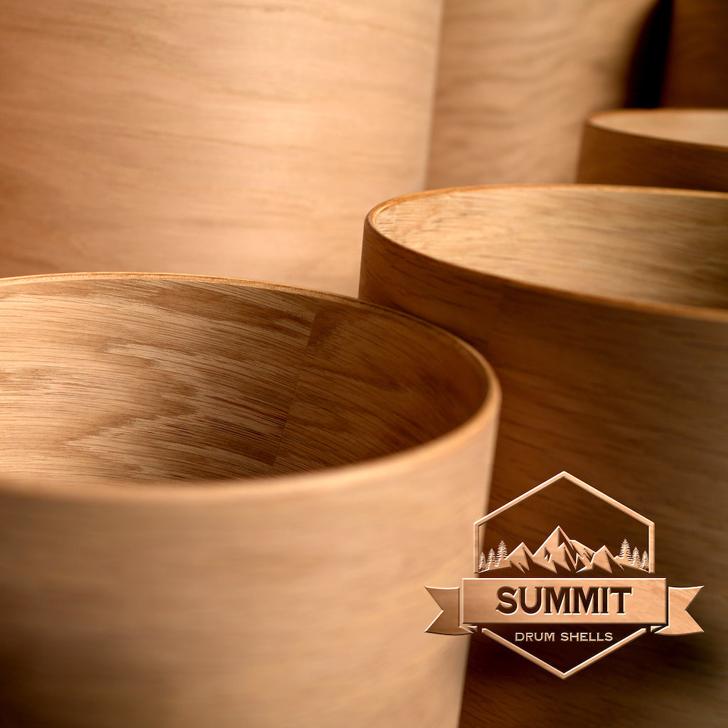 Summit Drum Shells - Oak Sizes 8 - 22''