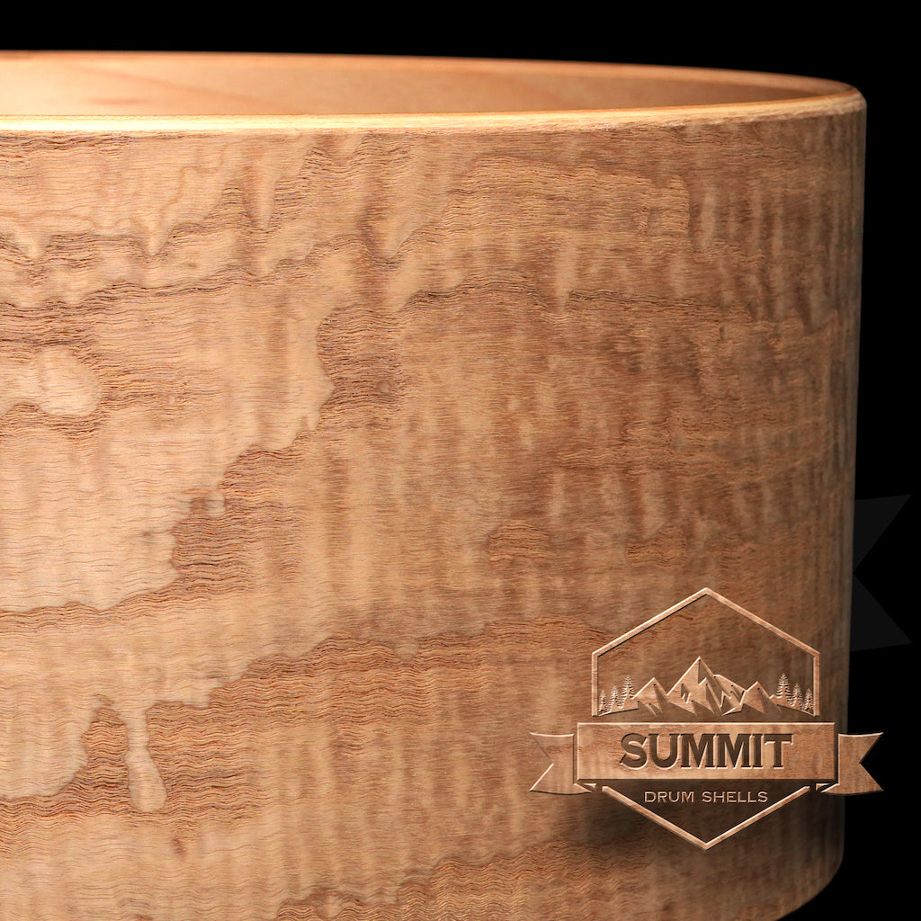 Summit Drum Shells Maple with Tamo Ash Veneer Snare