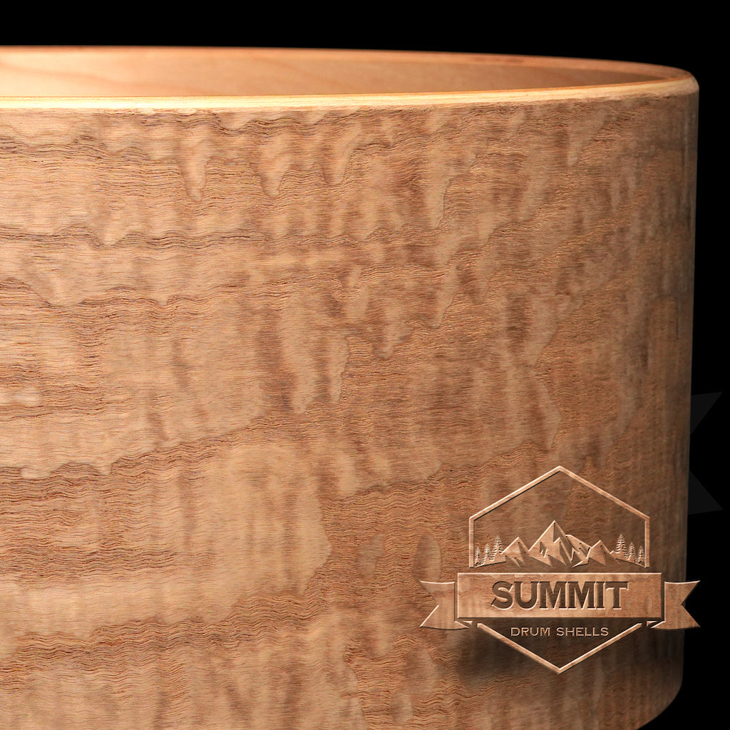 Summit Drum Shells Maple with Tamo Ash Veneer Snare