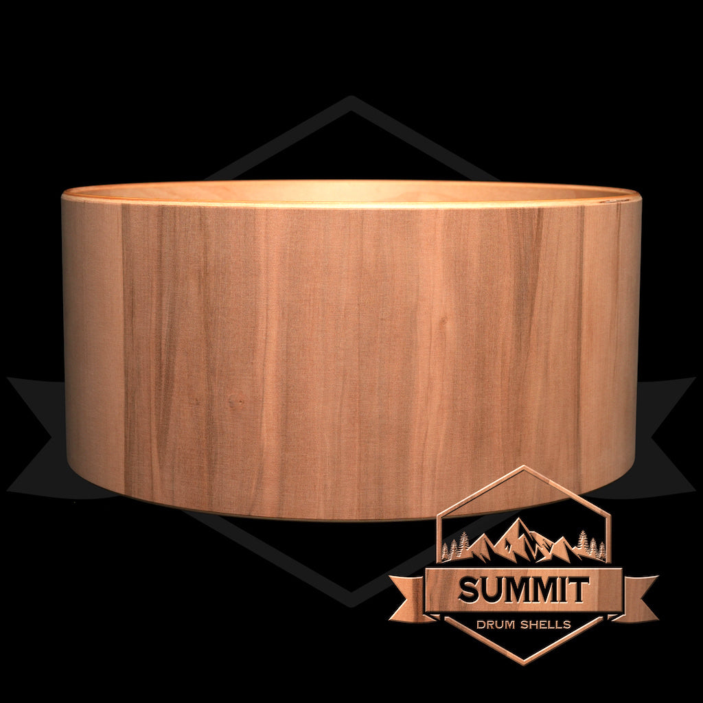 Snare Shells Summit Drum Shells Maple with Wild Apple Veneer Snare