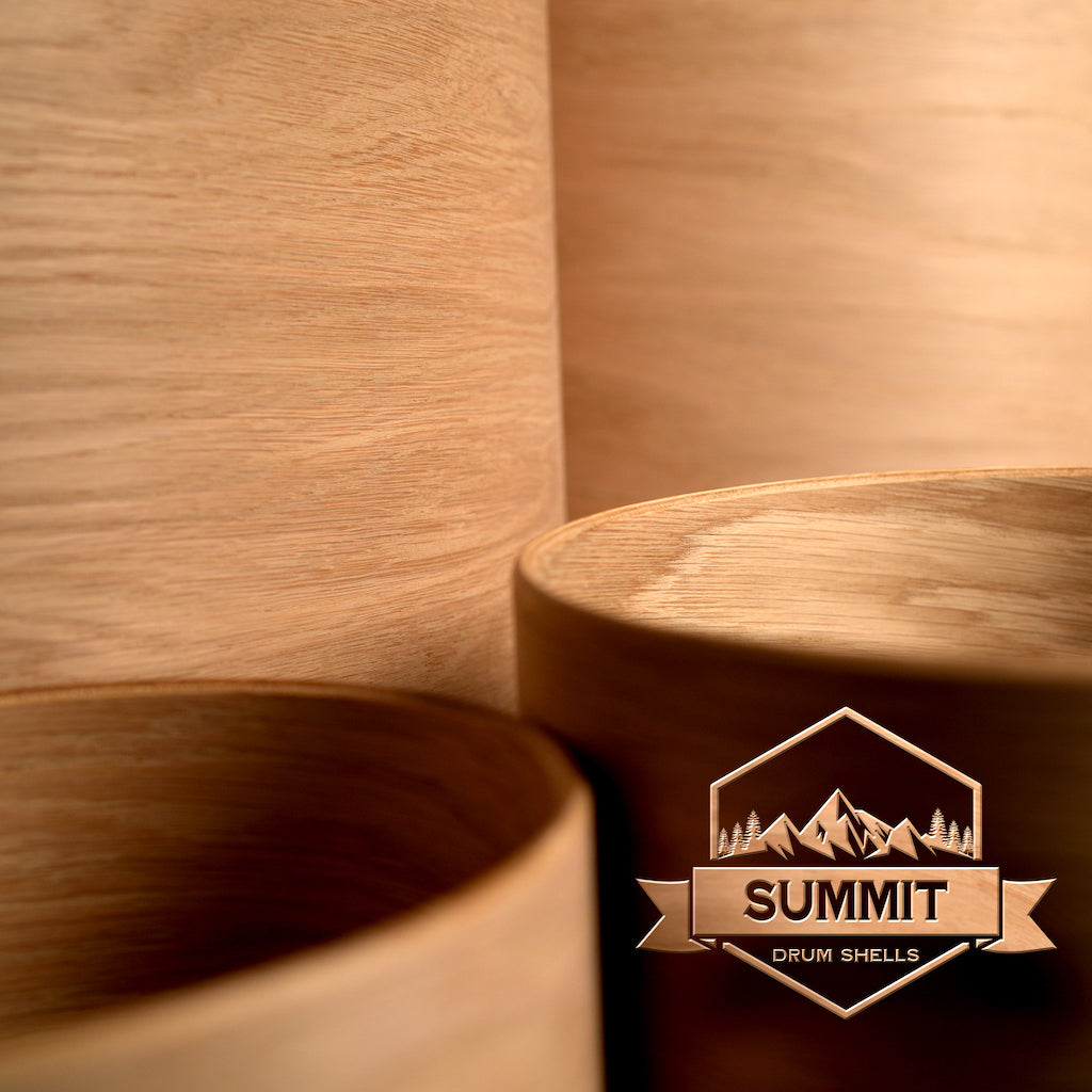 Summit Drum Shells - Oak Sizes 8 - 22''