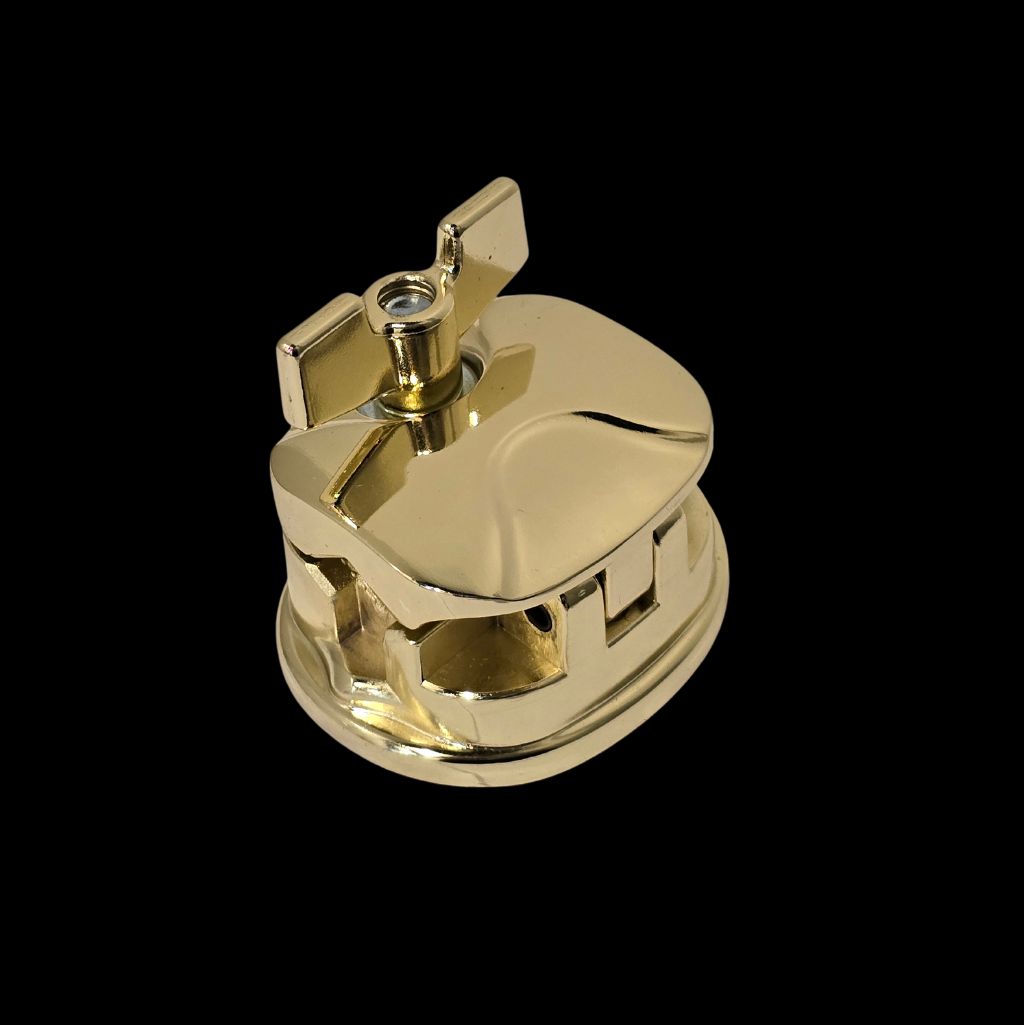 DFP Rounded Square Tom Bracket - Brass