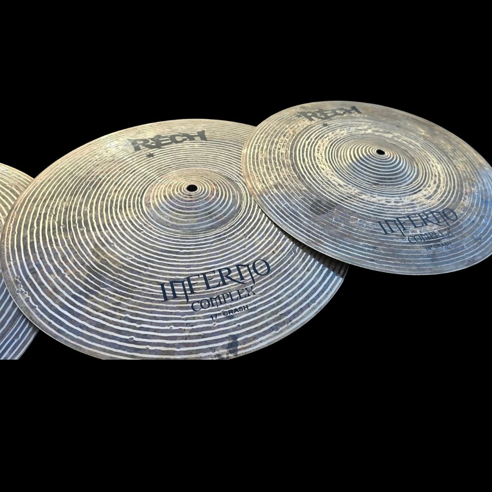 Rech PROTOTYPE Inferno Complex Cymbal Pack 16-17-18 Crash Cymbals