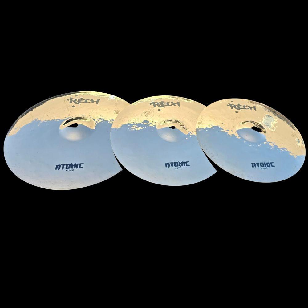 Rech PROTOTYPE Atomic Crash Cymbal Pack 16-17-18 Crash Cymbals